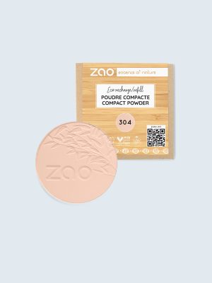 ZAO, Økologisk Compact Powder, Pudder, Refill, 9 g