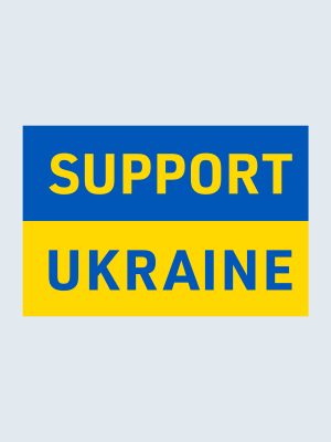 Support Ukraine Flag, Klistermærke til bil, Bumper Sticker