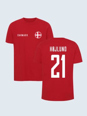 Dänemark Nationalmannschaft, T-Shirt, Højlund 21