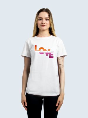 T-shirt, LGBTQ+, LOVE, Feminine Fit