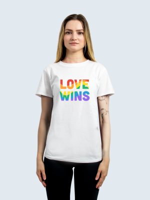 T-shirt, LGBTQ+, Love Wins, Feminine Fit