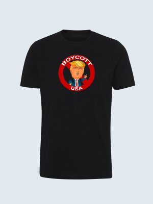 T-shirt, Boycott USA, anti Trump