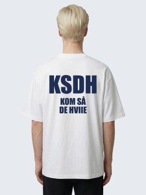 T-shirt, KSDH, AGF, Kom så de hviie, Box Fit, Unisex