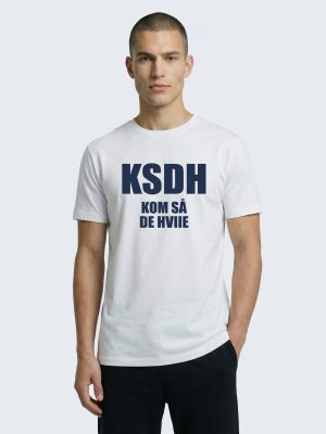T-shirt, KSDH, AGF, Kom så de hviie, Classic fit, Unisex