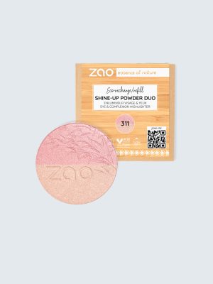 ZAO, Organic Shine Up Highlighter Powder, Refill, 9 g