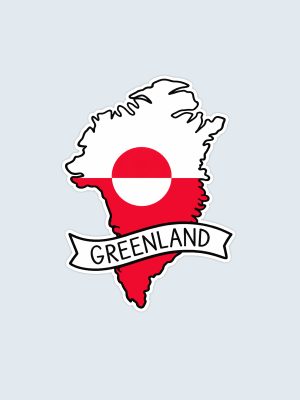 Greenland, Car Sticker, Bumper Sticker