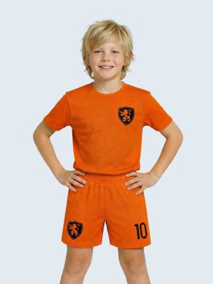 Niederlande, Nationalmannschaft Trikot, Kinder, T-shirt und Shorts, mit Aufdruck, persönlicher Name und Nummer