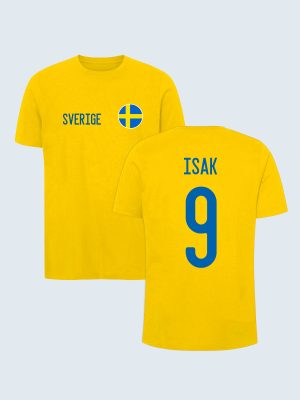 Sverige, T-shirt, Landslagströja, Alexander Isak, 9