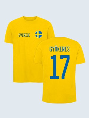 Sverige, T-shirt, Landslagströja, Viktor Gyökeres, 17