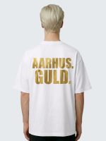 ksdh-t-shirt-oversized-guld-aarhus-hvid-guld