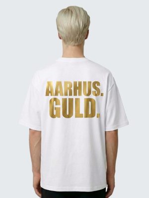 T-shirt, KSDH, AGF, Aarhus, Guld, Box Fit, Unisex