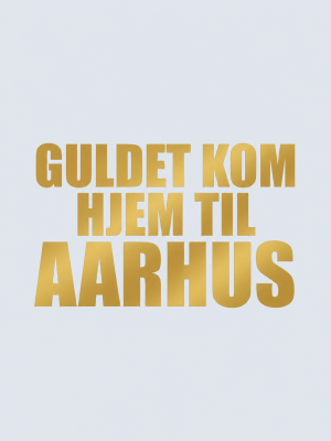 KSDH, Guldet kom hjem til AARHUS, Klistermærke til bil, Bumper Sticker