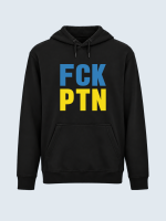 Hoodie, FCK PTN, Anti Putin, Støt Ukraine